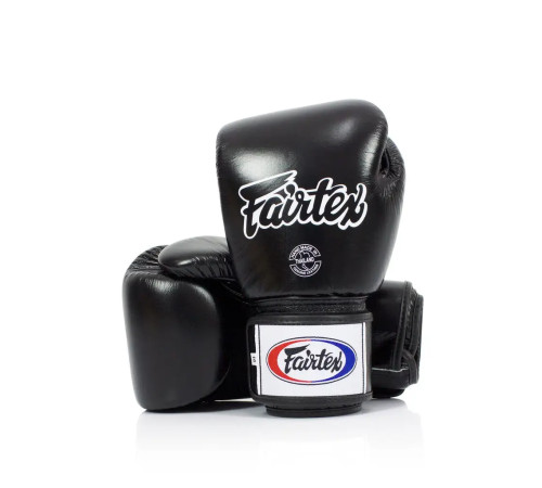 Рукавички боксерські з бинтами Fairtex BGV1 Black 18 унцій