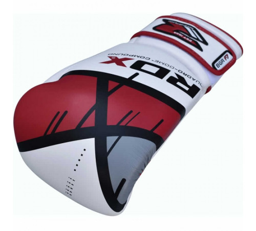 Рукавички боксерські RDX Rex Leather 12 унцій, різнокольорові