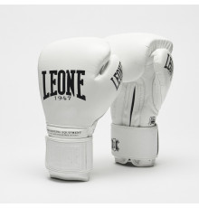 Боксерські рукавички Leone Greatest 10 унцій, біло-чорні