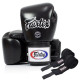Рукавички боксерські з бинтами Fairtex BGV1 Black 12 унцій