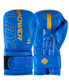 Рукавички боксерські PowerPlay 3089 Alpha розмір 12 унцій, сині