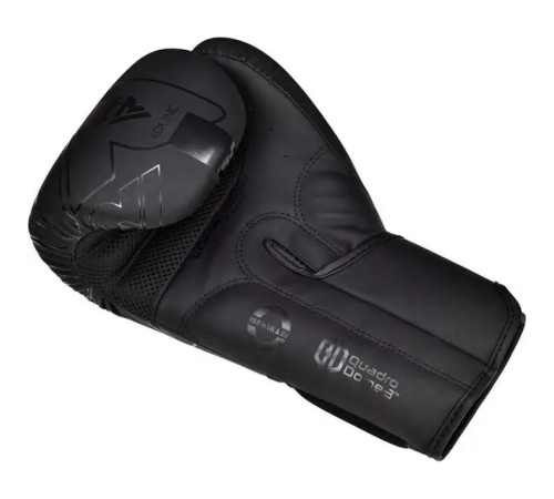 Рукавички боксерські з капою RDX F6 Kara Matte розмір 14 унцій, чорні