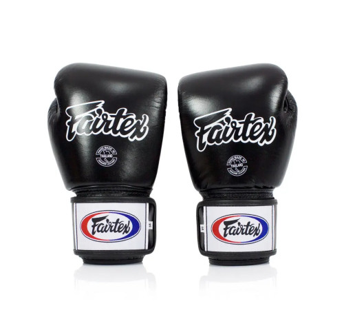 Рукавички боксерські з бинтами Fairtex BGV1 Black 14 унцій