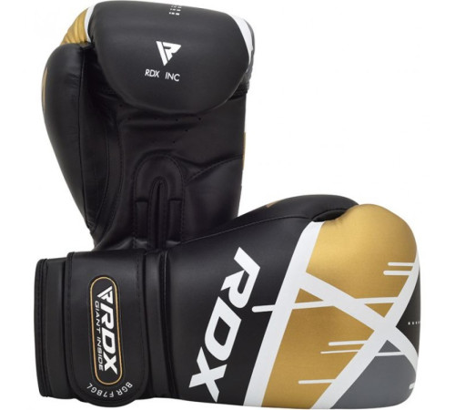 Рукавички боксерські RDX Rex Leather 10 унцій, різнокольорові