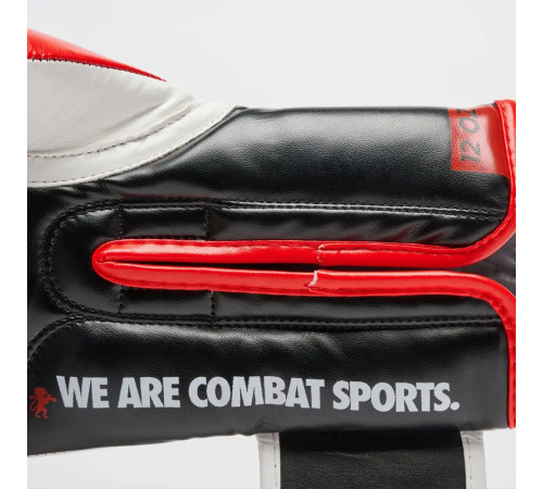 Рукавички боксерські з капою Leone GN333 LOGO WACS розмір 10 унцій, чорні