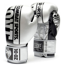 Рукавички боксерські Leone Nexplosion 12 унцій, сріблясто-чорні