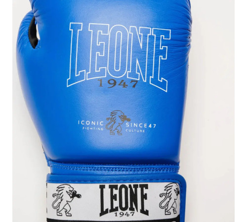 Рукавички боксерські з бинтами Leone GN208 ICONIC розмір 10 унцій, сині