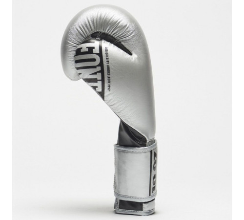 Рукавички боксерські Leone Nexplosion 14 унцій, сріблясто-чорний