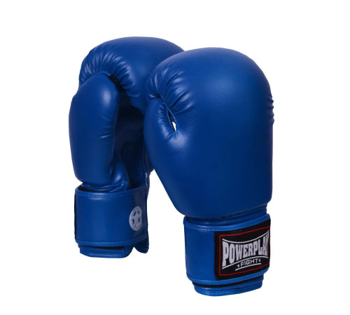 Рукавички боксерські PowerPlay 3004 Classic 18 унцій, сині