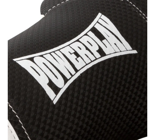 Рукавички боксерські з капою PowerPlay 3011 Evolutions 16 унцій, чорно-білі