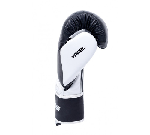 Рукавички боксерські V`Noks Aria 10 унцій, чорно-білі