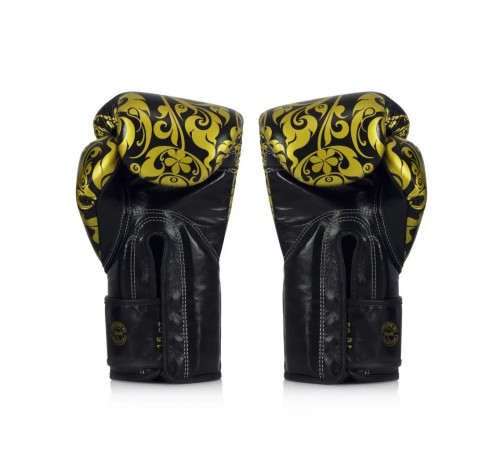 Рукавички боксерські з бинтами Fairtex BGVG2 Velcro розмір 16 унцій, чорні