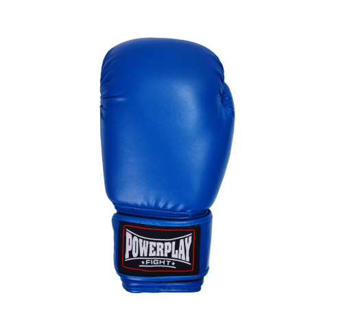 Рукавички боксерські PowerPlay 3004 Classic розміри 8 унцій, сині