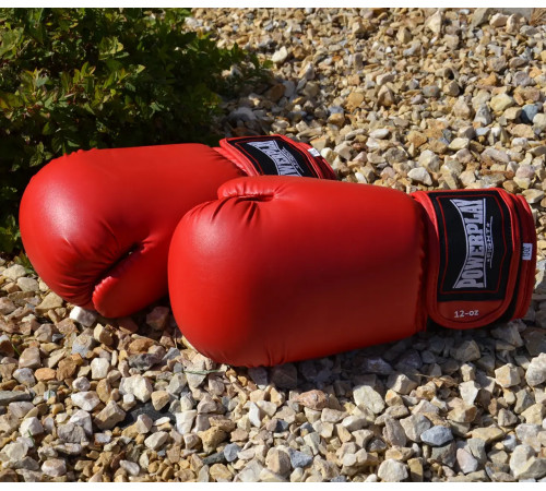 Рукавички боксерські PowerPlay 3004 Classic розмір 8 унцій, червоні