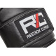 Боксерські рукавиці Reebok Combat Leather Boxing Gloves 10 унцій, чорно-білі