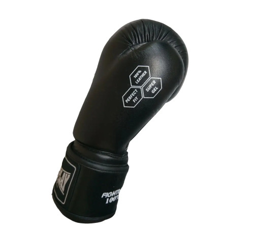 Рукавички боксерські шкіряні PowerPlay 3088 Impulse 16 унцій, чорні