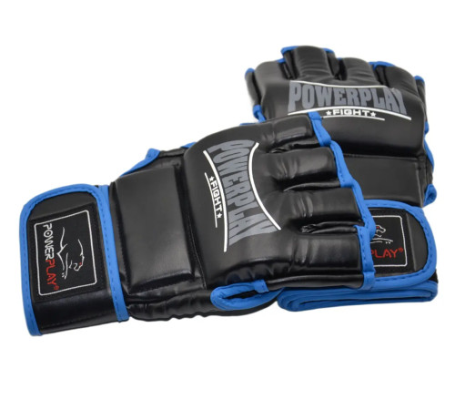 Рукавички для MMA PowerPlay 3058 розмір XL, чорно-сині