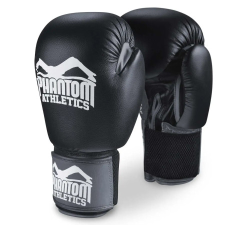 Рукавички боксерські з капою Phantom Ultra 16 унцій, чорні