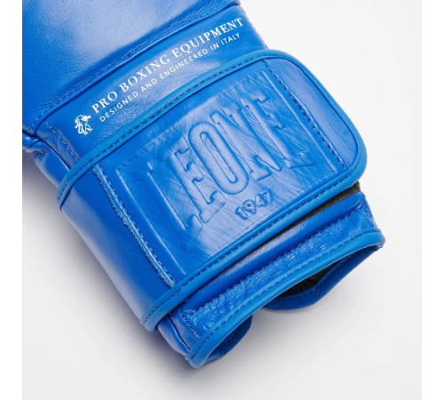 Рукавички боксерські з бинтами Leone GN111 THE GREATEST розмір 12 унцій, сині