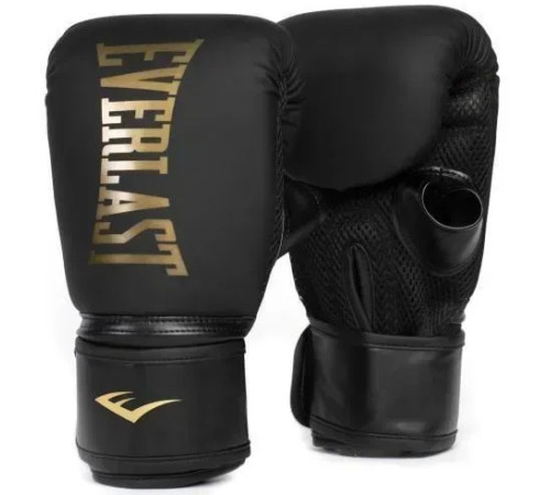 Боксерські рукавиці Everlast CARDIO ELITE BAG GLOVES унцій L/XL, чорно-золотистий