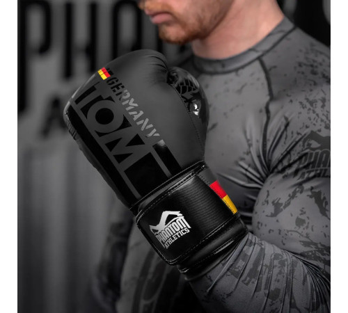 Рукавички боксерські з бинтами Phantom Germany 12 унцій, чорний