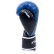 Рукавички боксерські V`Noks Lotta Blue 10 унцій, чорно-сині