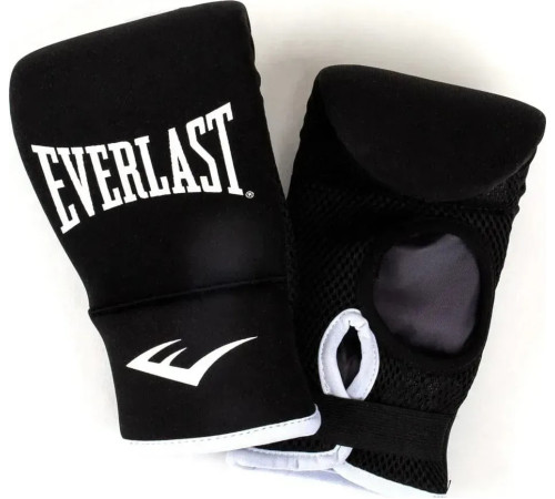 Боксерські рукавиці Everlast CORE SLIP ON BOXING GLOVE чорні-білий