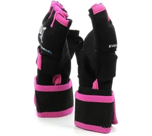 Рукавички жіночі Everlast EVERGEL HAND WRAPS розмір S/M, чорно-рожеві