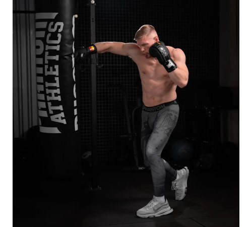 Рукавички боксерські з бинтами Phantom Germany 14 унцій, чорні