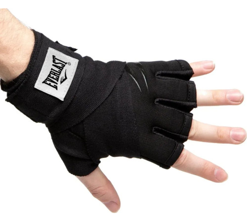 Боксерські рукавички Everlast EVERGEL FASTWRAPS розмір XL, чорні