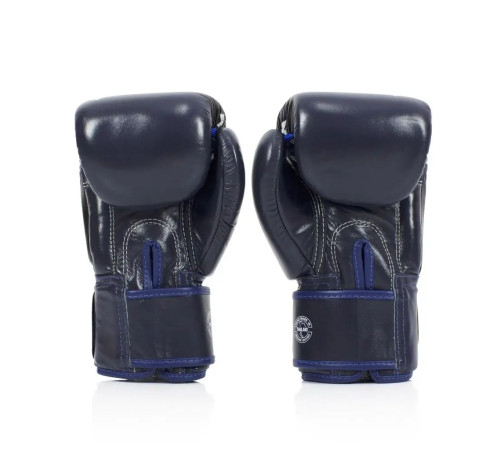Рукавички боксерські з бинтами Fairtex BGV1 Nation Print 10 унцій, темно-сині