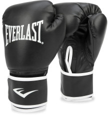 Боксерські рукавиці Everlast CORE 2 TRAINING GLOVE унцій S/M, чорно-білі