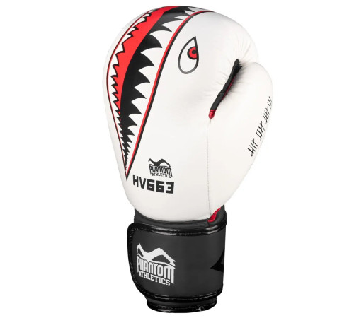Рукавички боксерські з капою Phantom Fight Squad 16 унцій, білі