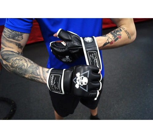 Рукавички для MMA PowerPlay 3056 А розмір XL, чорні