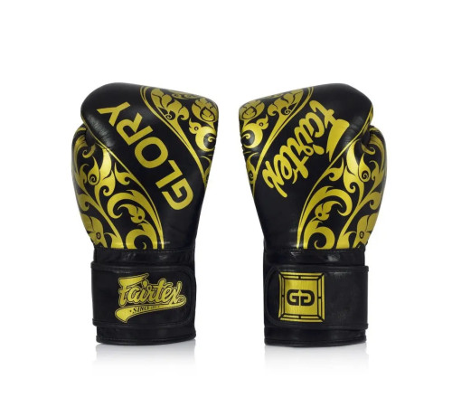 Рукавички боксерські з бинтами Fairtex BGVG2 Velcro розмір 14 унцій, чорні