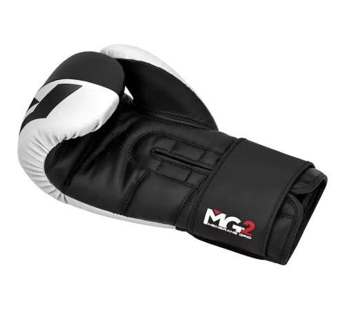 Рукавички боксерські з капою RDX F4 Hook&Loop розмір 10 унцій, чорно-білі