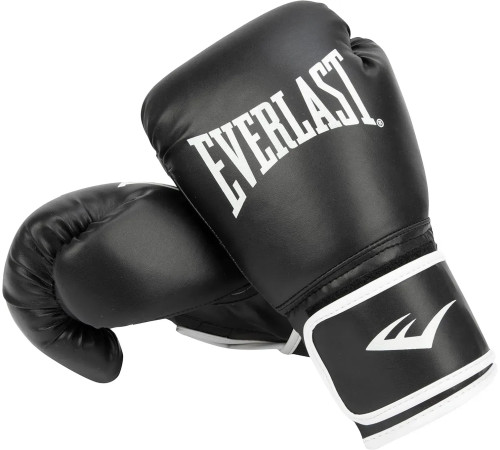 Боксерські рукавиці Everlast CORE 2 TRAINING GLOVE унцій L/XL, чорно-білі