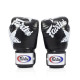 Рукавички боксерські з бинтами Fairtex BGV1 Nation Print 14 унцій, чорні
