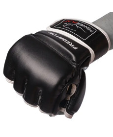 Рукавички для MMA PowerPlay 3056 розмір XL, чорні