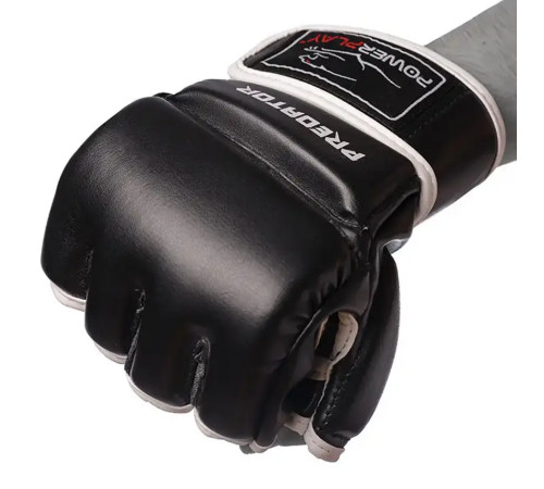 Рукавички для MMA PowerPlay 3056 розмір XL, чорні