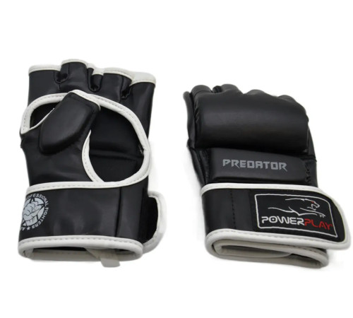 Рукавички для MMA PowerPlay 3056 розмір XL, чорні
