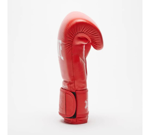 Рукавички боксерські шкіряні з бинтами Leone GN111 THE GREATEST розмір 16 унцій, червоні