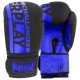 Рукавички боксерські PowerPlay 3086 Challenger Matt 10 унцій, чорно-сині