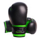 Рукавички боксерські PowerPlay 3004 JR Classic Чорно-Зелені 8 унцій