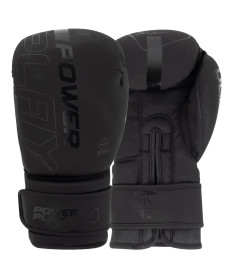 Рукавички боксерські PowerPlay 3024 Ultra Mat розмір 12 унцій, чорні