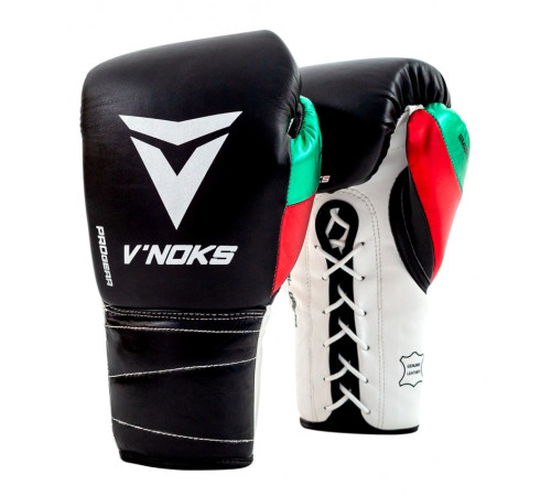 Рукавички боксерські V`Noks Mex Pro 12 унцій, різнокольорові