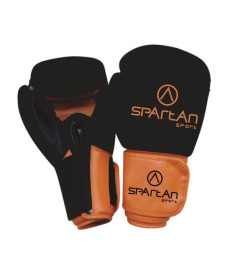 Боксерські рукавички Spartan Senior - чорно-коричневі/XS