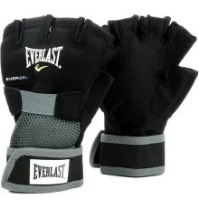Боксерські рукавички Everlast EVERGEL HAND WRAPS розмір L, чорно-сірі