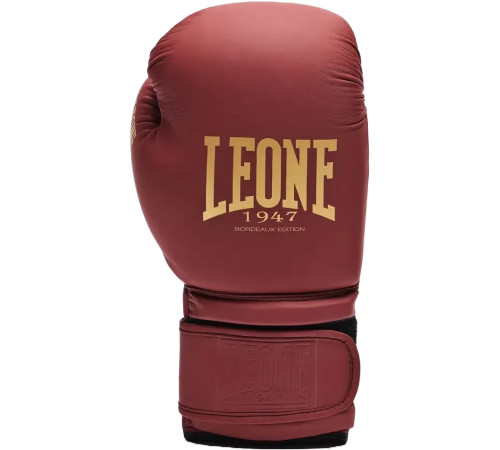 Рукавички боксерські з капою Leone GN059X BORDEAUX ED 10 унцій, червоні Рукавички боксерські з капою Leone GN059X BORDEAUX ED 10 унцій, червоні