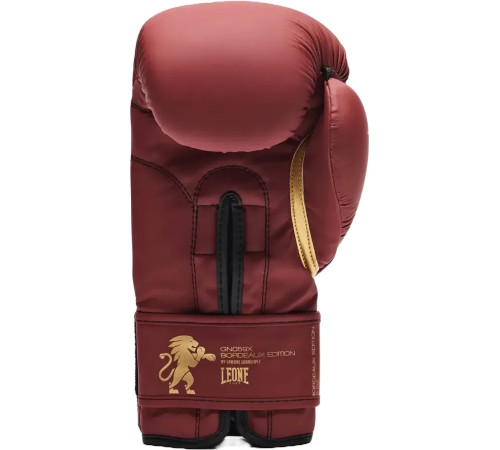 Рукавички боксерські з капою Leone GN059X BORDEAUX ED 10 унцій, червоні Рукавички боксерські з капою Leone GN059X BORDEAUX ED 10 унцій, червоні